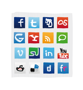 Social Media Hache Seis